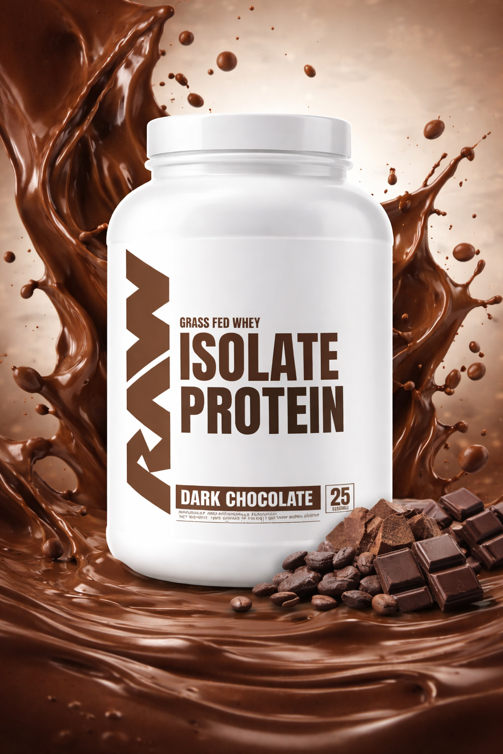 RAW Proteína Aislada de Suero de Leche – 30 servidas