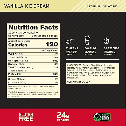 Gold Standard Whey Optimum Nutrition