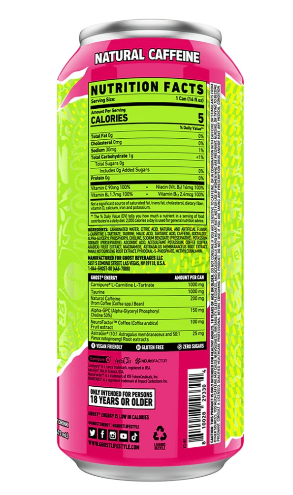 Ghost 6 Pack – Bebidas Energéticas Variado