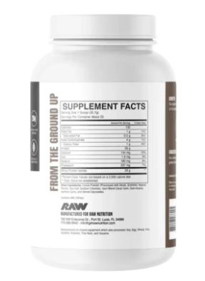 RAW Proteína Aislada de Suero de Leche – 30 servidas