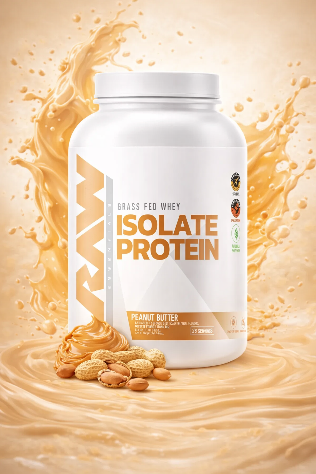 RAW Proteína Aislada de Suero de Leche – 30 servidas