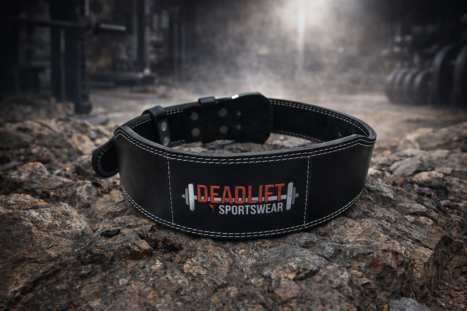Deadlift Cinturón de Cuero